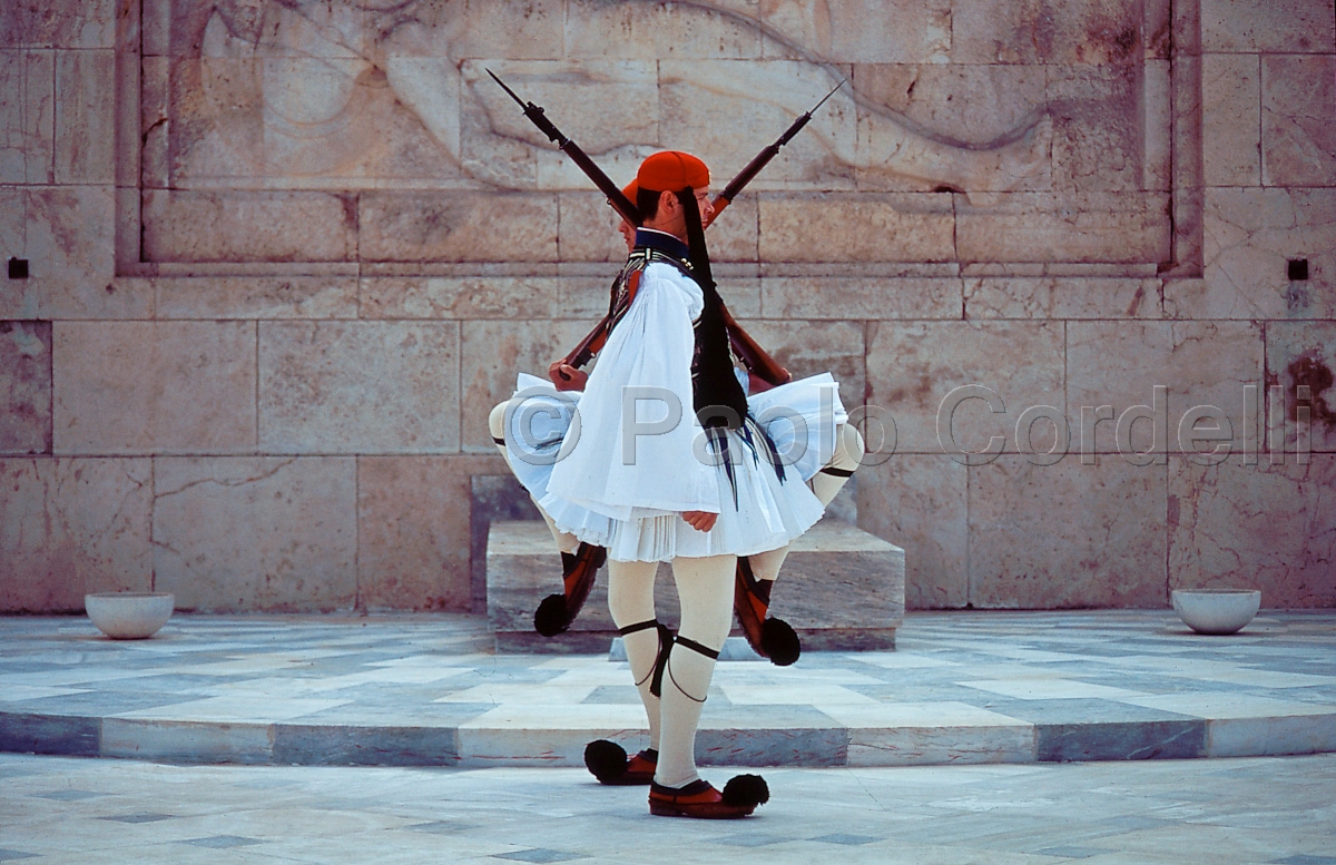 Changing of the Guard at Greek Parliament, Athens, Greece
 (cod:Greece23)